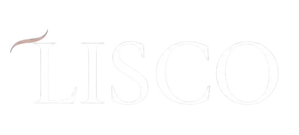 LISCO Transparent White Text Logo